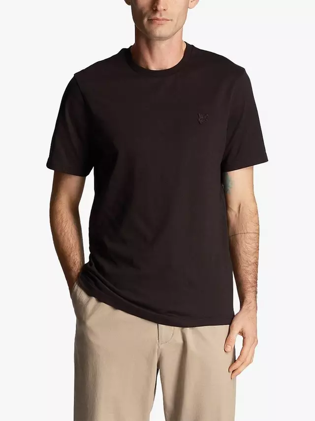 

Футболка Lyle & Scott Tonal Logo Short Sleeve, цвет z865/jet/black