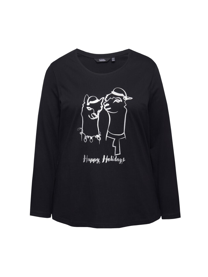 

Лонгслив Ulla Popken Longsleeve, черный