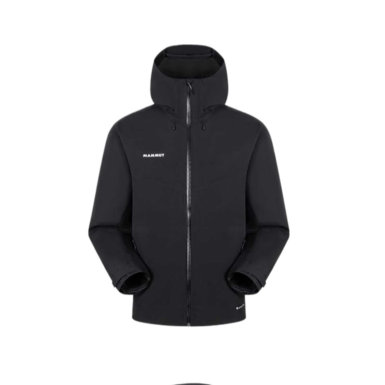 

MAMMUT Ветровка мужская водонепроницаемая ветрозащитная дышащая, Black Patchwork