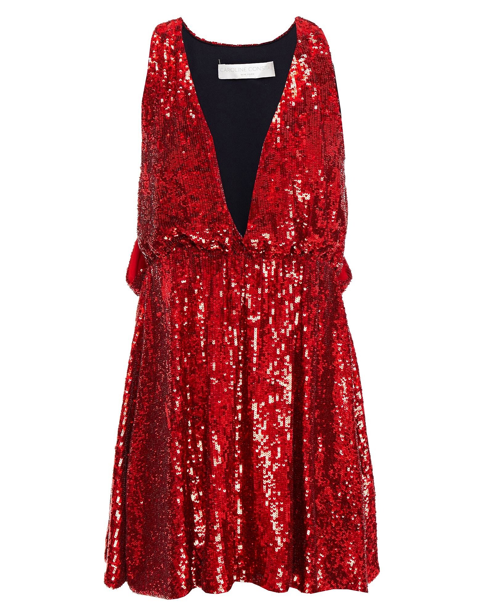 

Мини-платье Caroline Constas, красный