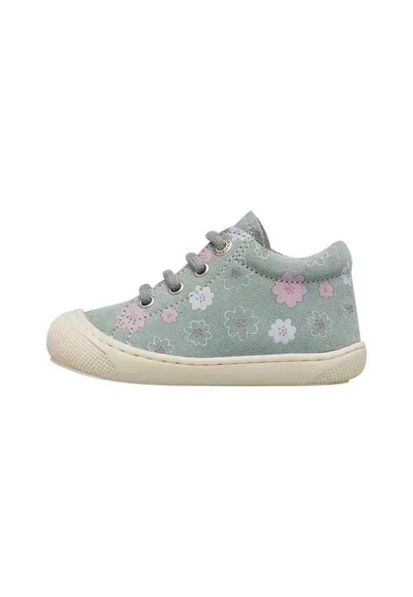 Пинетки Cocoon baby shoes Naturino, цвет шалфей