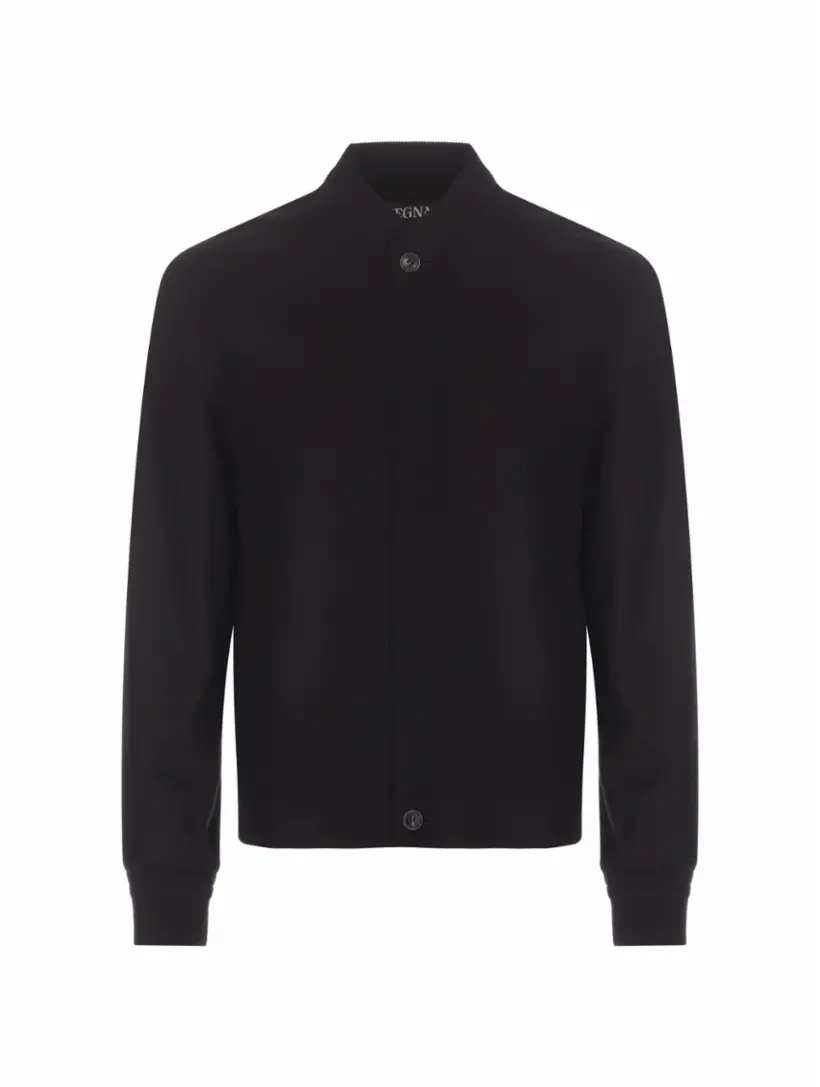 

Кашемировый бомбер Oasi Zegna, черный
