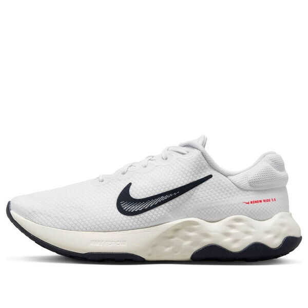 

Кроссовки renew ride 3 'white obsidian' Nike, белый