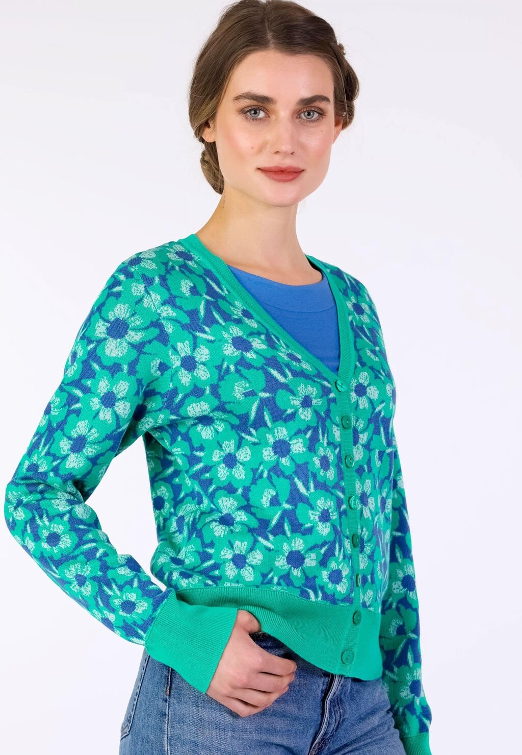 

Кардиган STRICKJACKE TATUME Lykka du Nord, зеленый