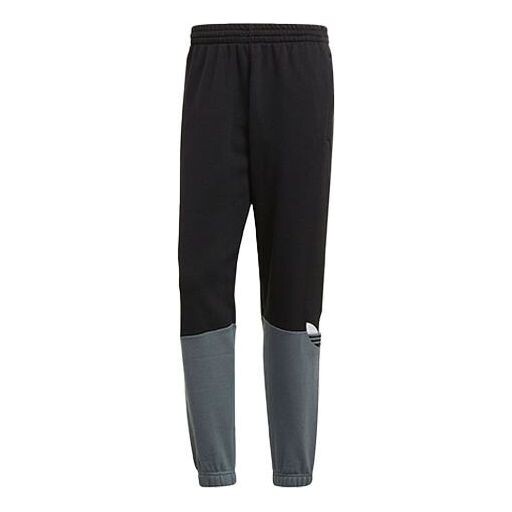 

Спортивные штаны adidas originals logo Splicing Bundle Feet Sports Pants Black, черный