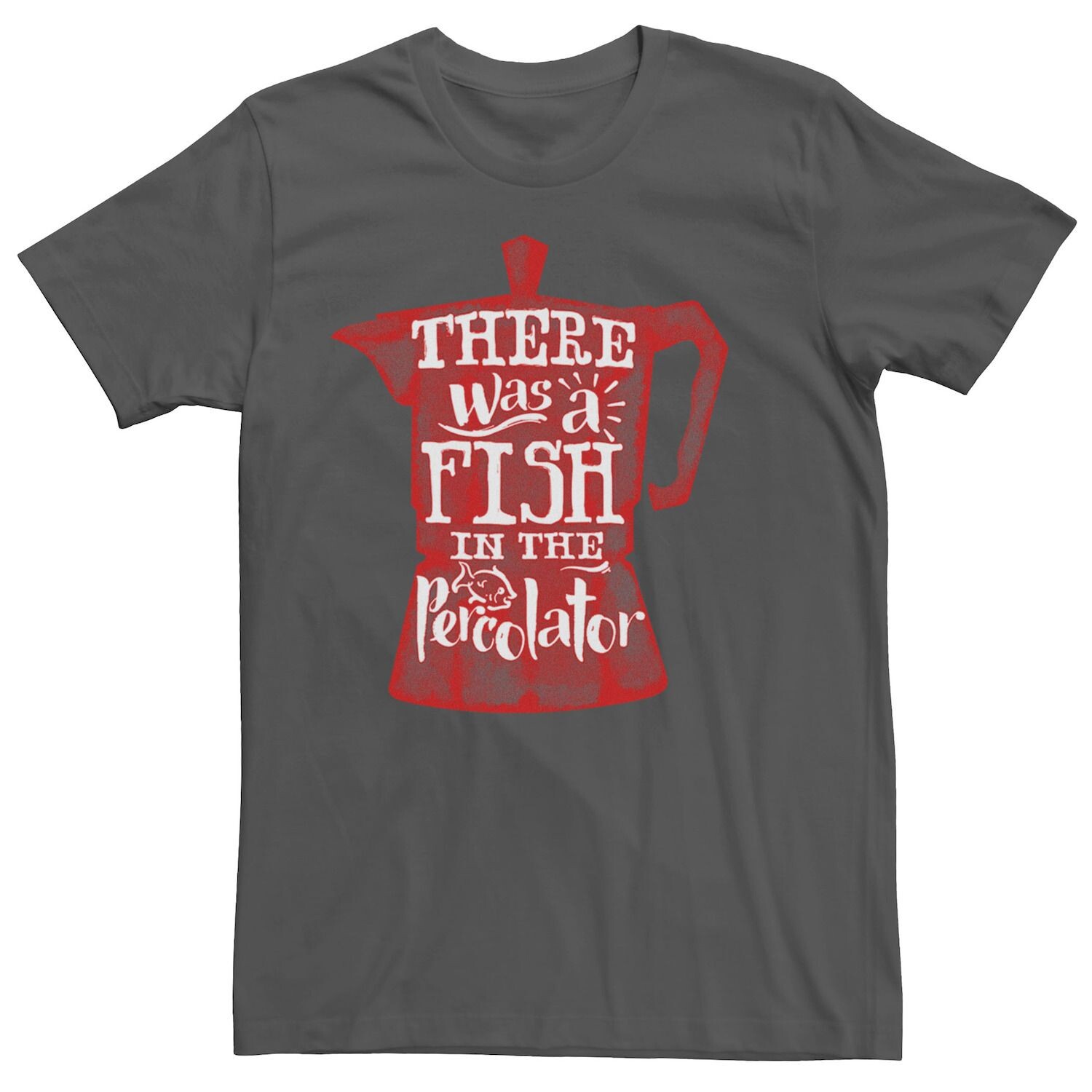 

Мужская футболка Twin Peaks Fish In the Percolator Coffee Pot Licensed Character