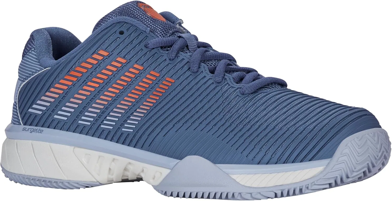 Мужские теннисные кроссовки K-Swiss Hypercourt Express 2, Infinity/Arctic Ice/Scarlet Ibis — фото 3