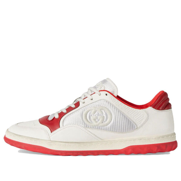 

Кроссовки mac80 embroidered sneakers 'white red' Gucci, белый