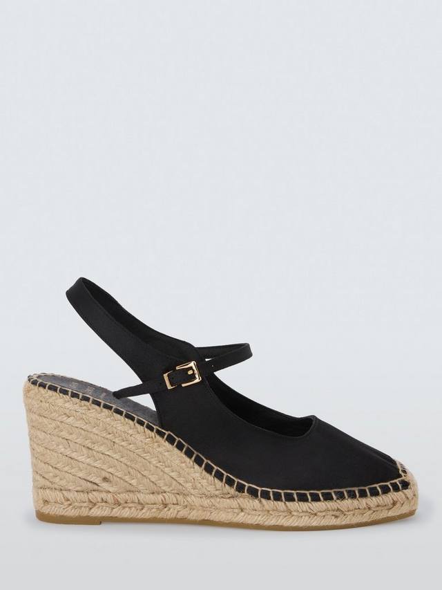 Knoxx Mary Jane Slingback Wedge Espadrille сандалии John Lewis, Black