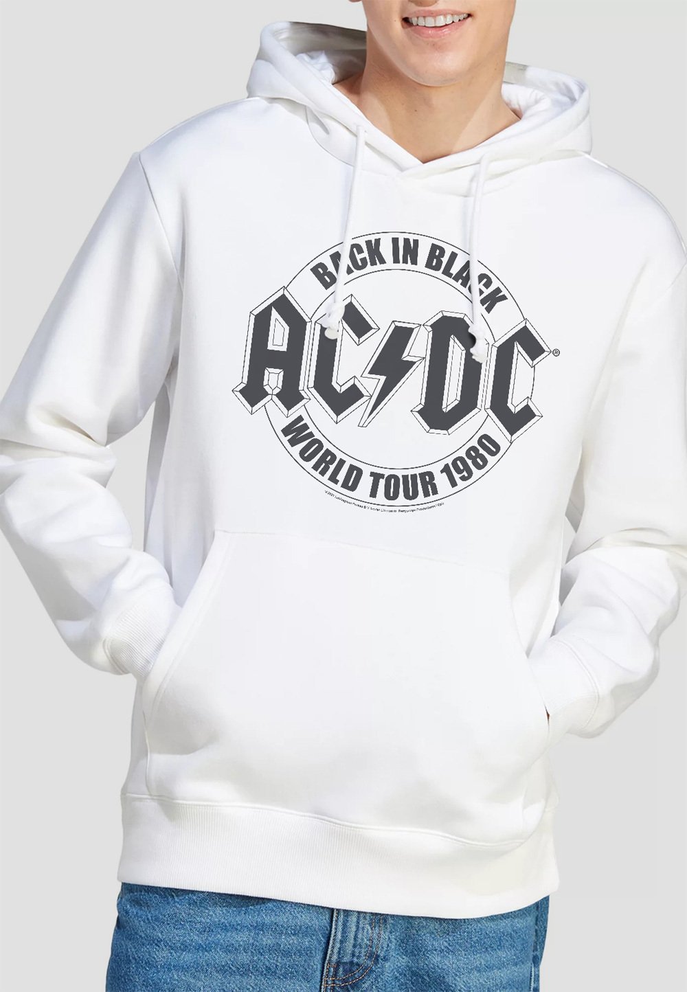 

Толстовка AC DC TOUR EMBLEM Cotton Soul, белый