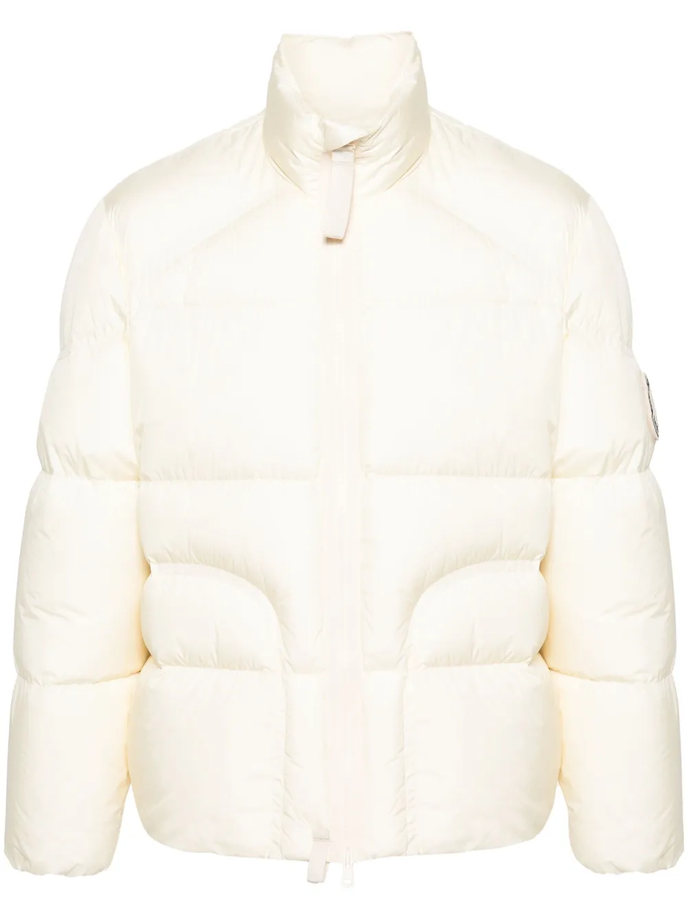

Пуховик Chaofeng с нашивкой-логотипом MONCLER, нейтральный