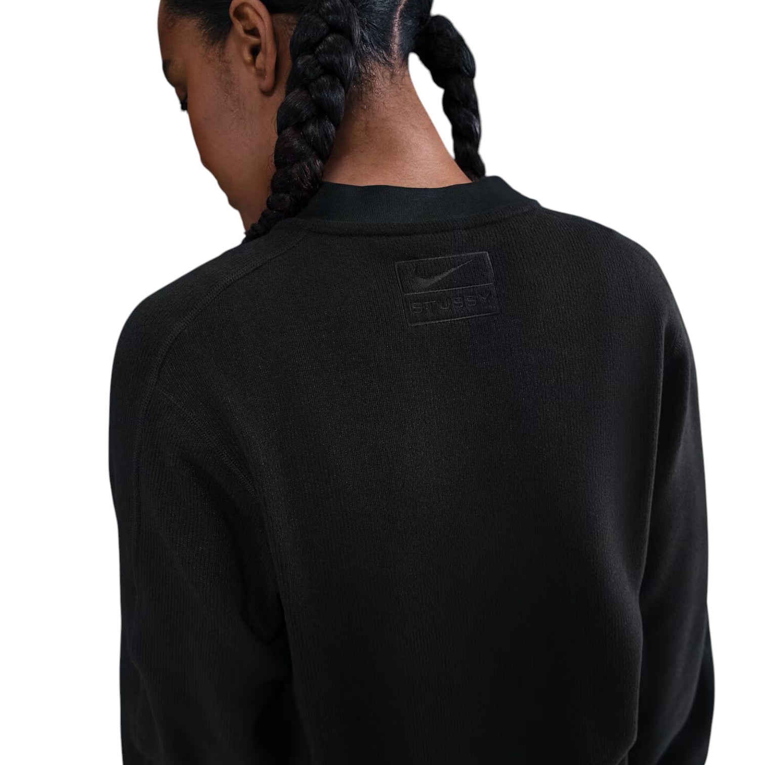 Футболка Nike x Stussy Thermal Pullover Sweatshirt 'Black' — фото 3