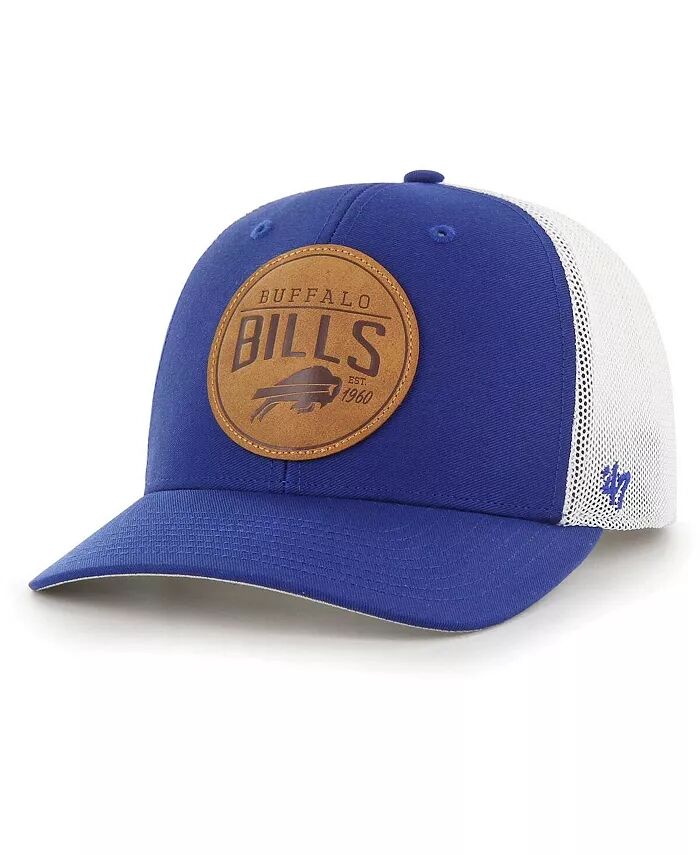 

Мужская кожаная шляпа с гибкой головкой Royal Buffalo Bills '47 Brand, синий