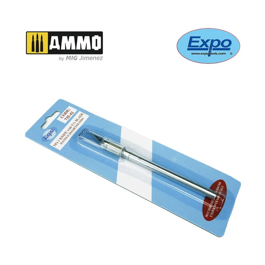 

Нож № 2, чесальный с лезвием, Expo Modelling Supplies