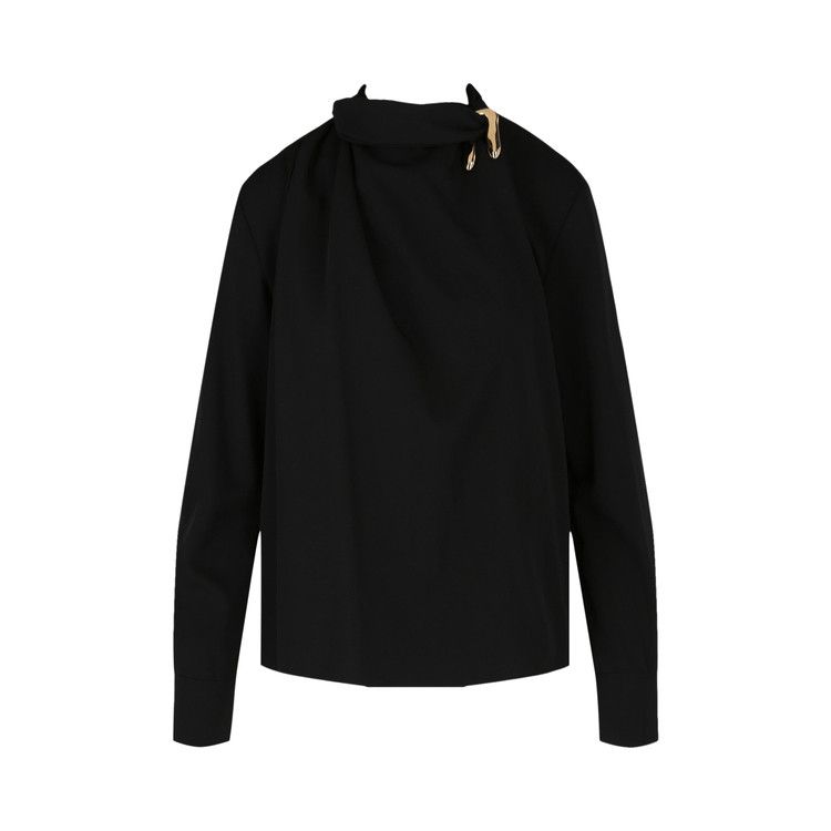

Блузка Bottega Veneta Draped Blouse 'Nero'