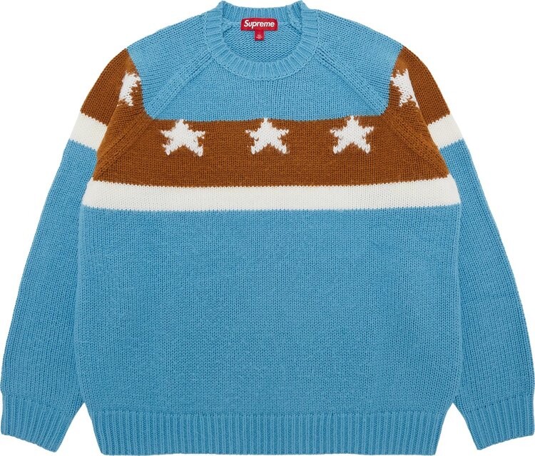 

Свитер Supreme Stars 'Dusty Blue', синий