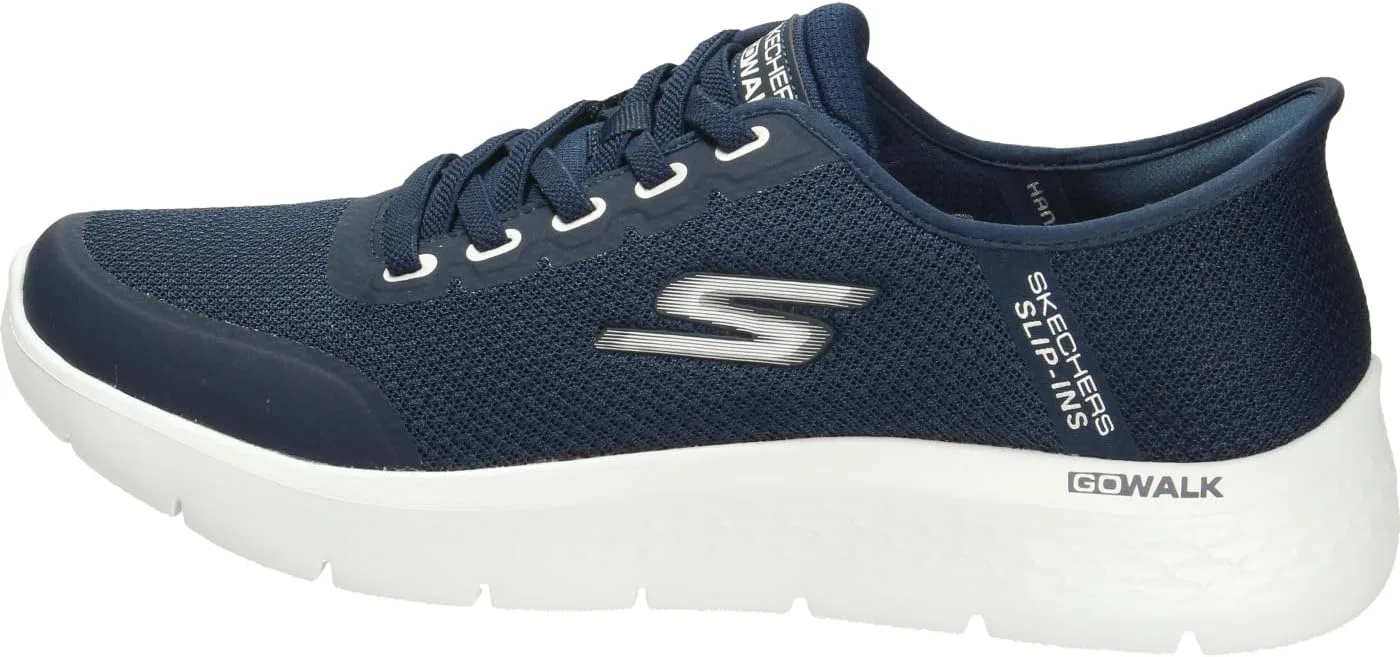 Мужские кроссовки Skechers Go Walk Flex Netro Hands Free без шнурков, темно-синий — фото 2