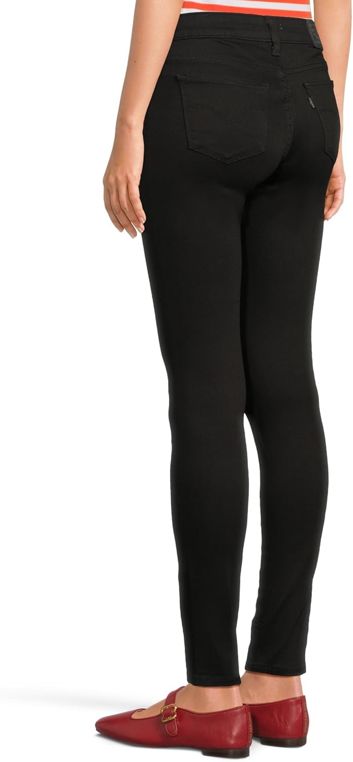 Женские суперузкие джинсы Levi's 720 с высокой талией, Soft Black — фото 3