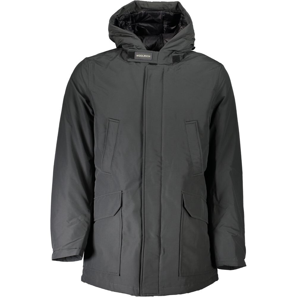 

Мужская хлопковая куртка Woolrich, серый