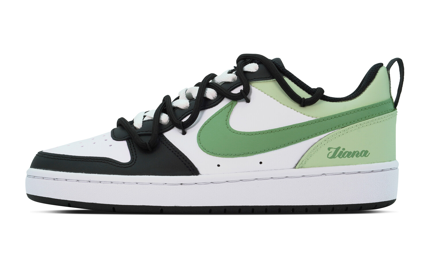 

Женские кроссовки для скейтбординга Nike Court Borough Low, Black/Green