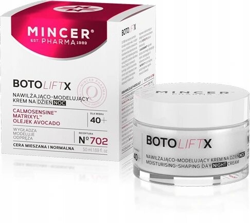 Крем для лица Mincer Pharma — Увлажняющий и моделирующий для дня и ночи 702С, , Boto Lift X, 50 мл — фото 2
