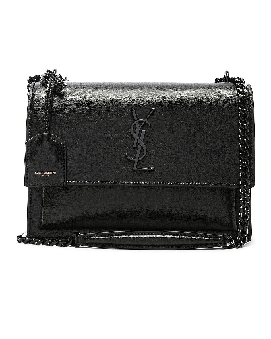 

Сумка на плечо Monogramme Sunset Saint Laurent, черный