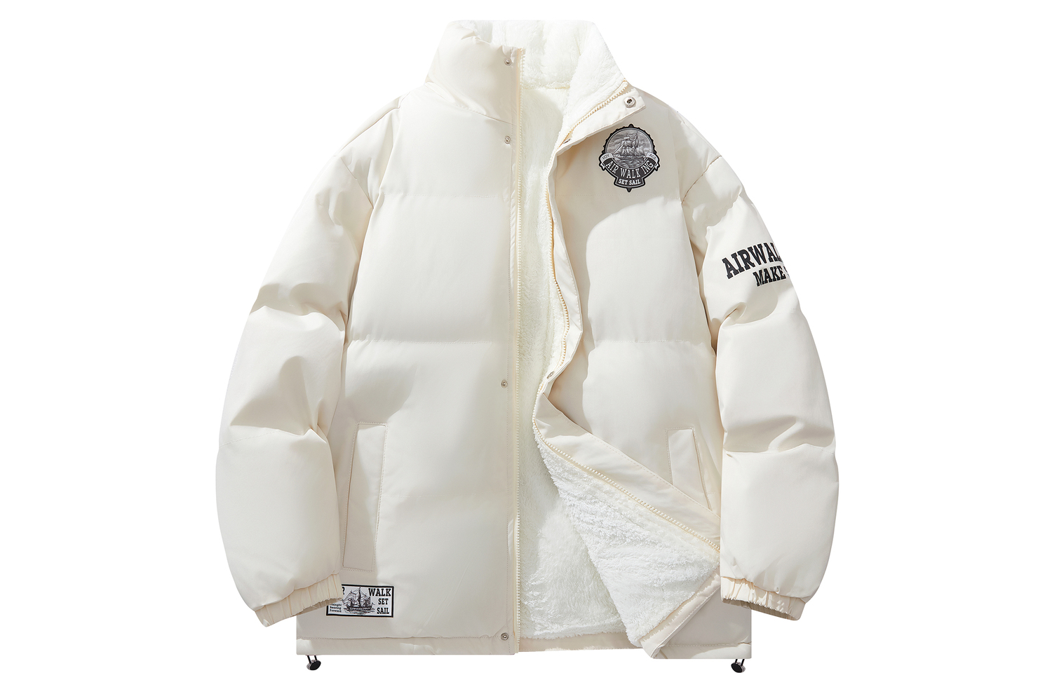 

Airwalk Пуховик Unisex, White (Sherpa Upgraded)