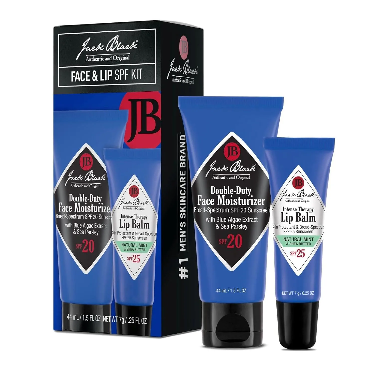 Увлажняющий крем для лица Jack Black Double Duty с SPF 20, крем для лица для мужчин, лосьон для лица для мужчин с SPF, подарки для мужчин 51,8 мл, blue