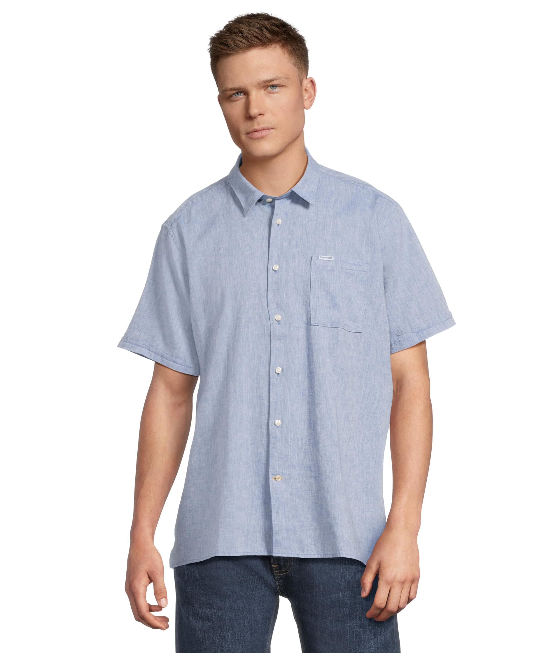 

Футболка Barbour Nelson Short, синий