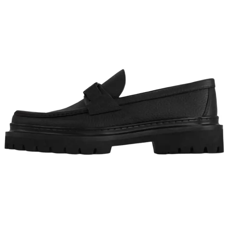 

LOUIS VUITTON Мужские черные туфли Major Loafers