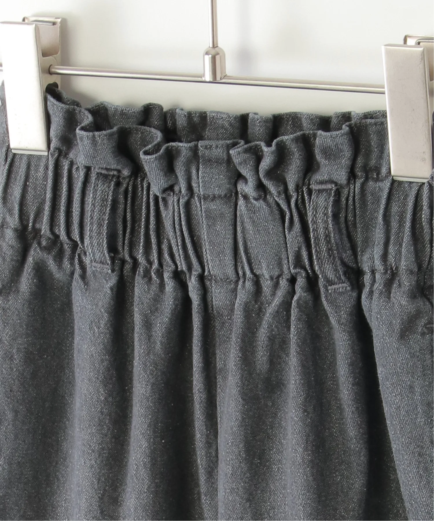 Широкие джинсовые брюки с поясом (120-160 см) Ikka, цвет Gray — фото 4