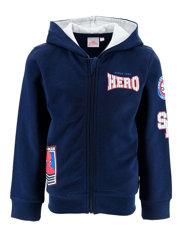 

Толстовка Человек-паук темно-синего цвета Spiderman