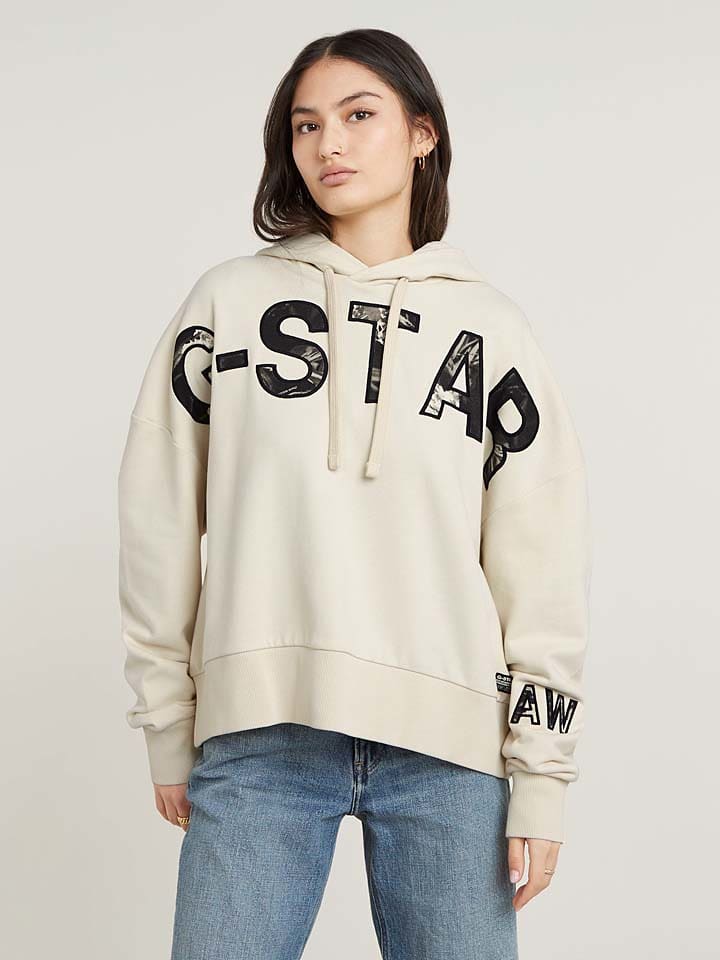 

Толстовка G-Star Hoodie, цвет Creme/Schwarz