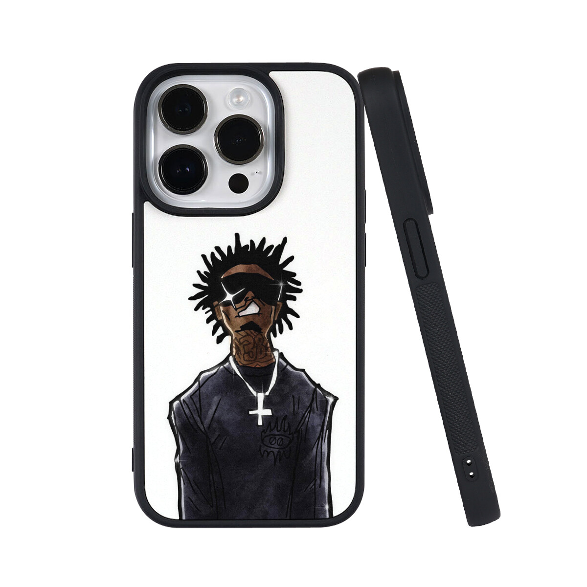 

Чехол для телефона Keshami, Black hipsters