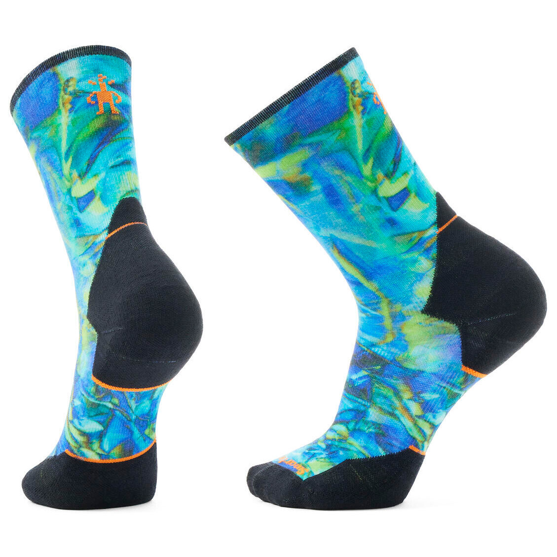 

Носки для бега Smartwool Trail Run Targeted Cush.Reflec. PRT Crew Socks, цвет Capri