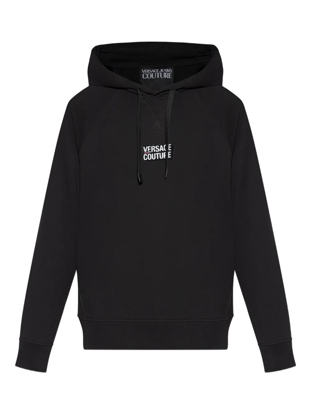 

Худи с нашивкой-логотипом Versace Jeans Couture, черный