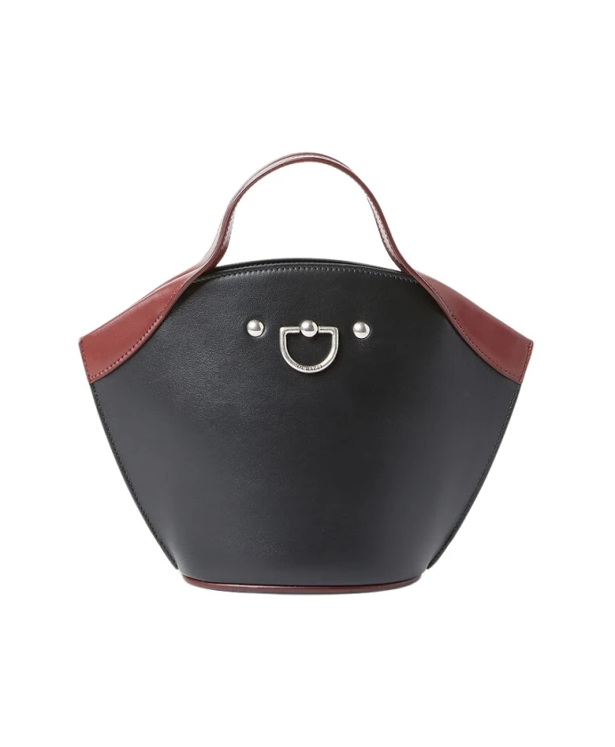 

Кожаная большая сумка тоут Durazzi Milano, черный