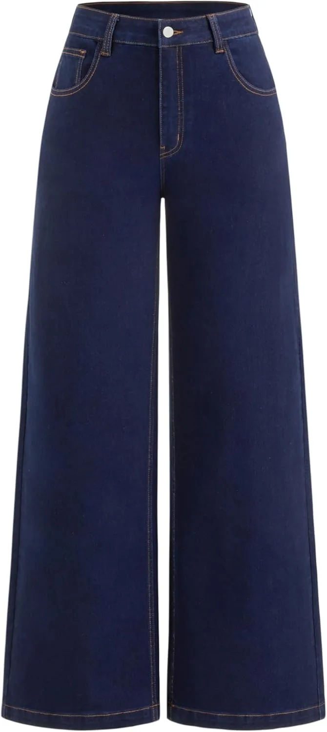 

Женские джинсы CIDER с широкими штанинами и высокой талией