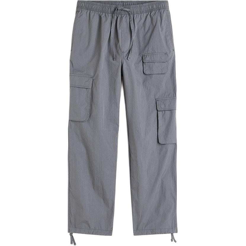 

Грузовые штаны мужские серые H&M, серый