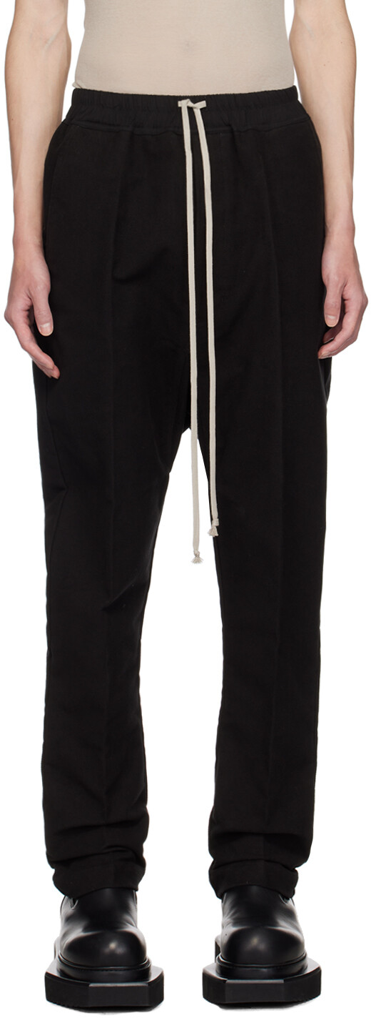 

Длинные брюки Porterville с завязками Rick Owens, черный