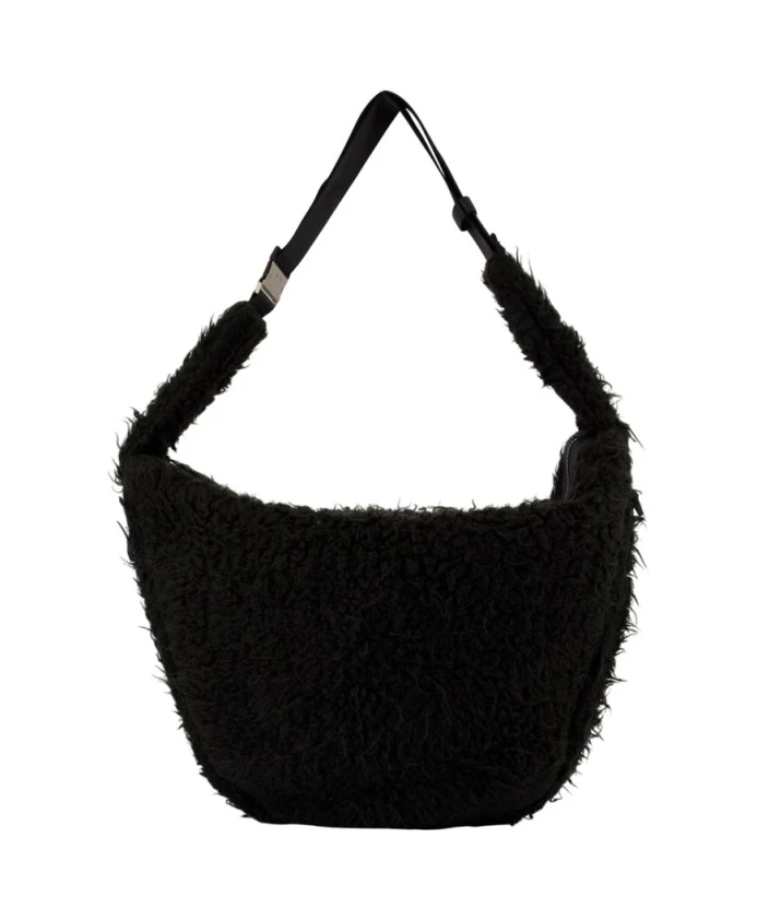 

Большая сумка через плечо черного цвета. Rains, черный