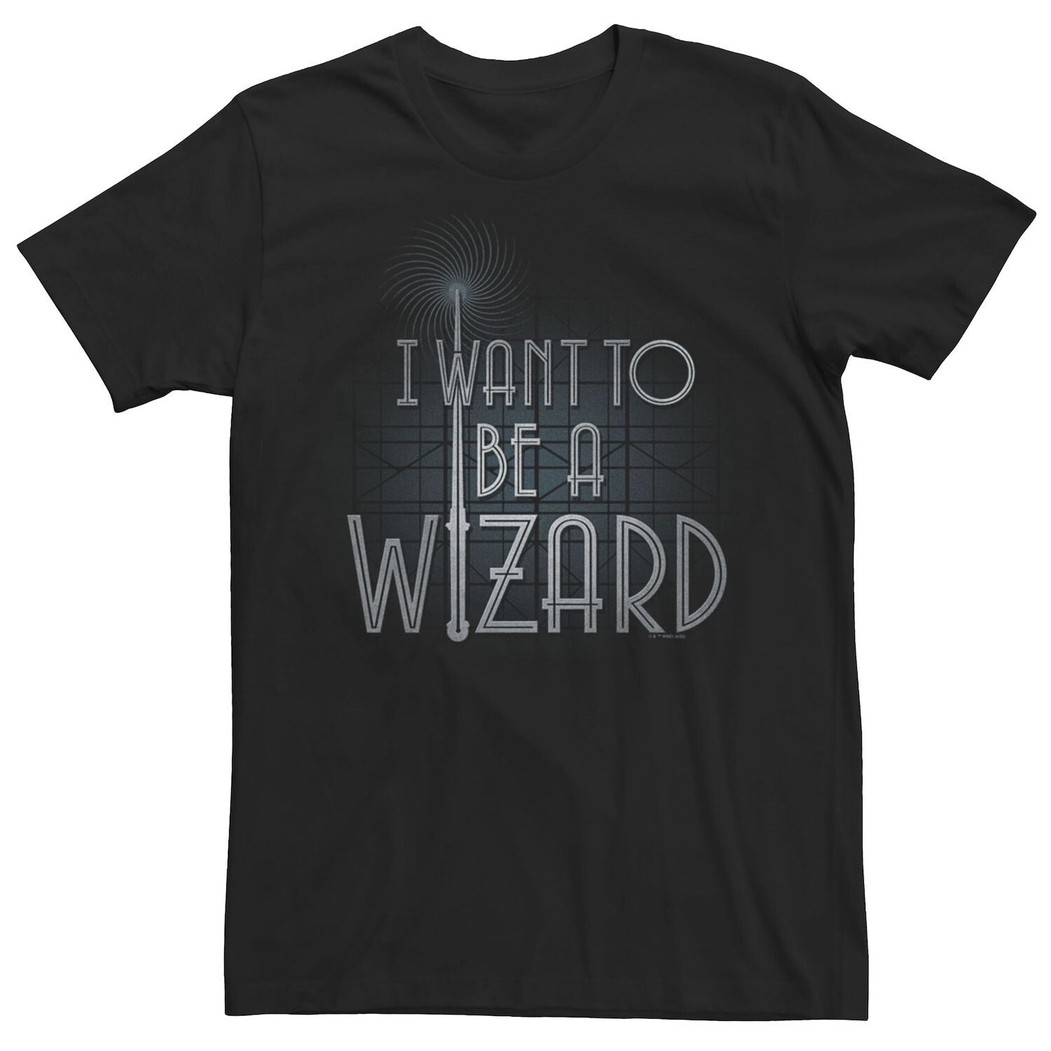 

Мужская футболка Fantastic Beast Grindelwald I Want To Be A Wizard Licensed Character