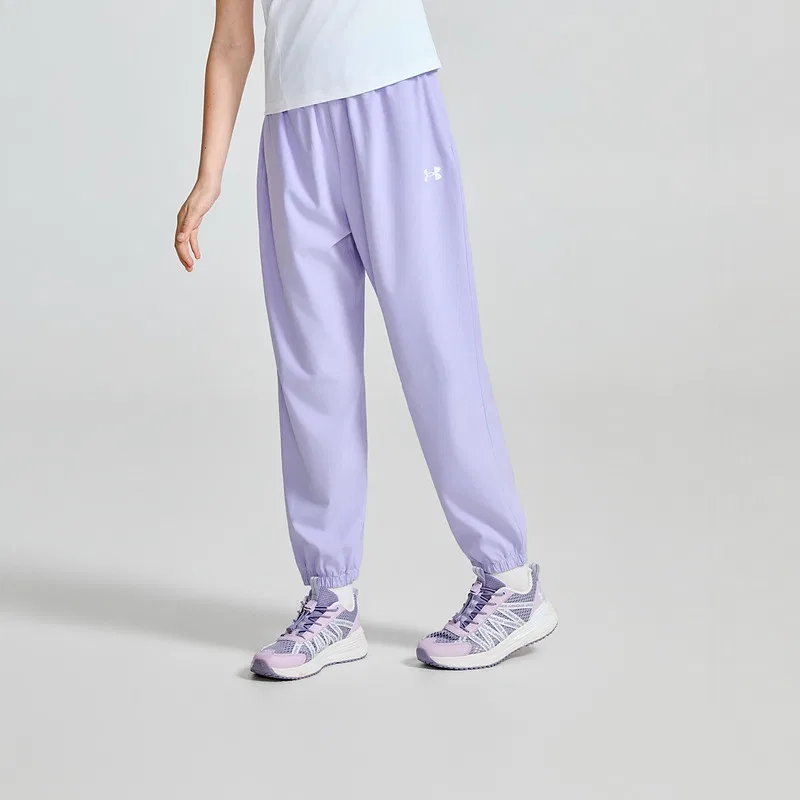 Спортивные штаны для подростков Under Armour лавандовые — фото 4