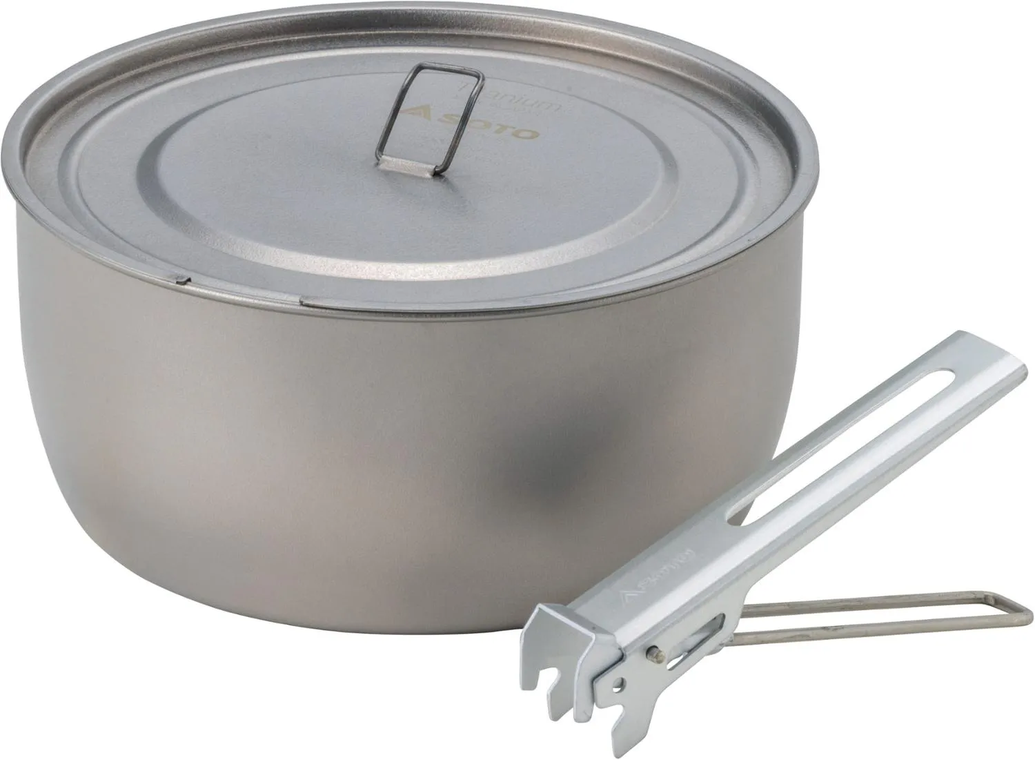 

Титановая кастрюля объемом 1100 мл Soto, Silver Gray