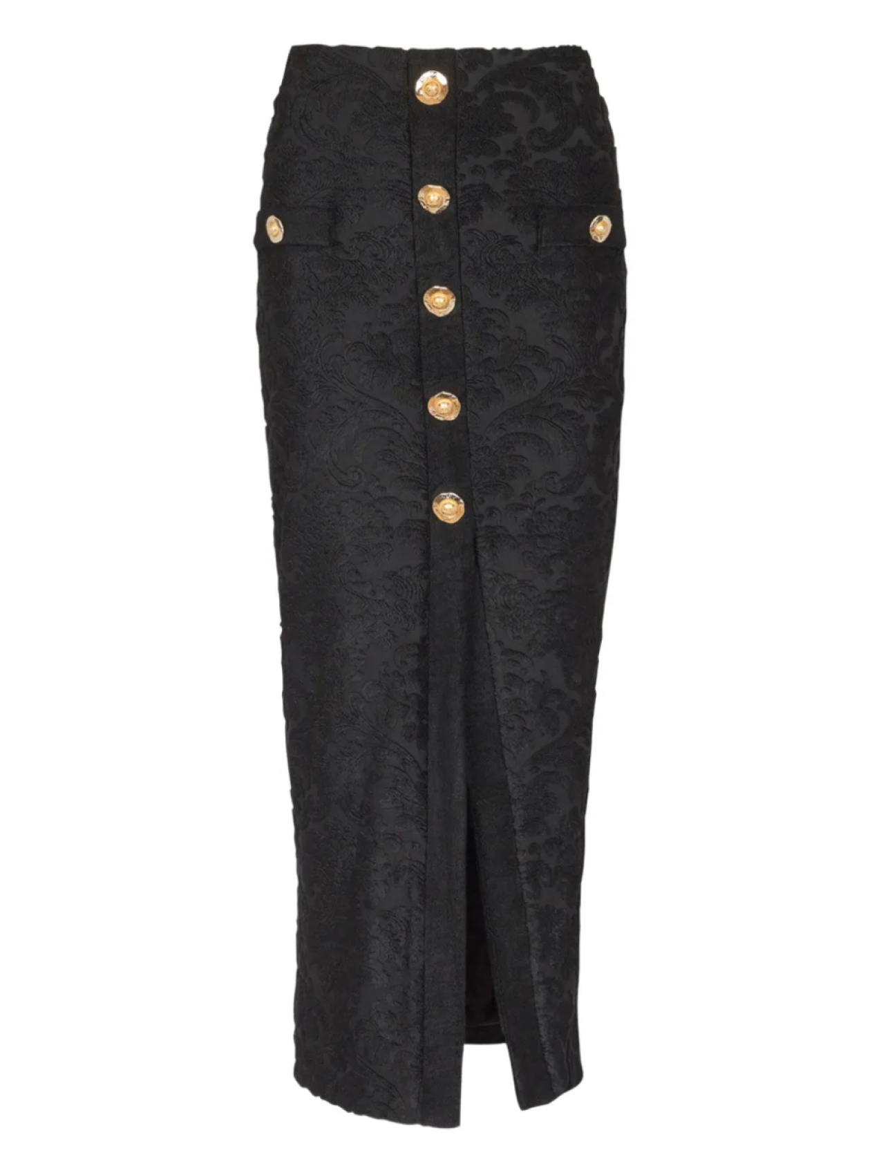 

Balmain жаккардовая юбка, черный