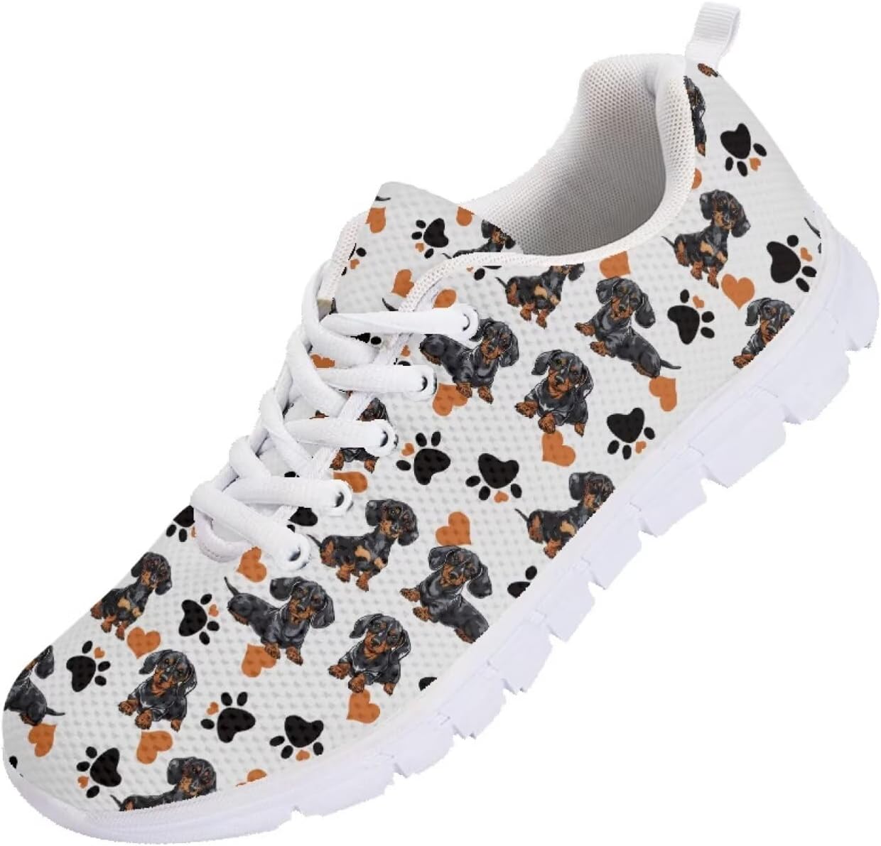 

Мужские кроссовки Funnydude Funny Print для бега, осенние, с сеткой для дыхания, свободные, на шнуровке, Floral