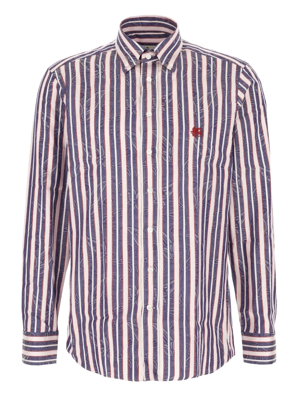 

Рубашка в полоску с длинными рукавами Etro, синий