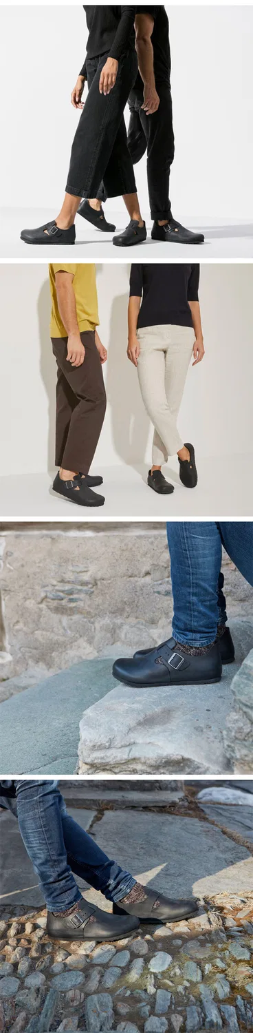 Мужские лоферы London из промасленной кожи, чёрные, от Birkenstock — фото 4