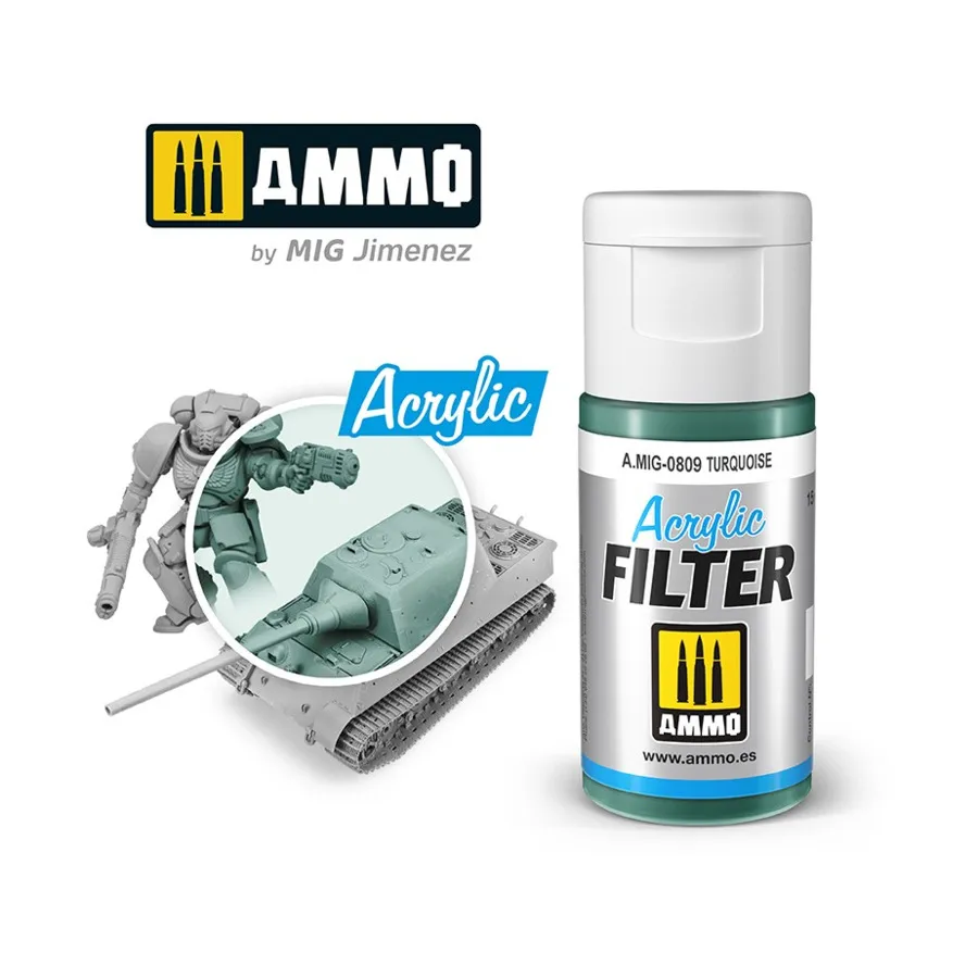 

Бирюзовый, Acrylic Singles - Filters