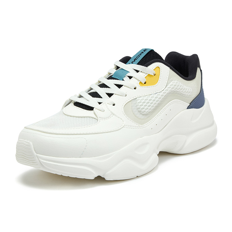 361° Кроссовки мужские Surge Collection Cushioning, Wear Resistant Low top Casual белые черные — фото 3